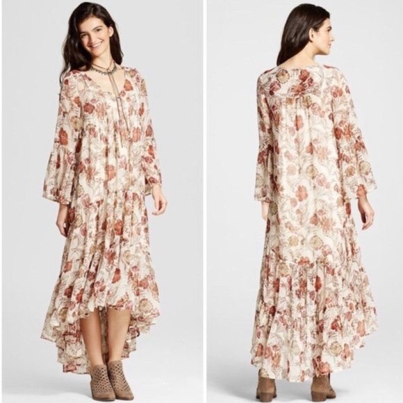 Mossimo Supply Co. Dresses & Skirts - Mossimo Supply Co. Boho Tiered Floral Dress